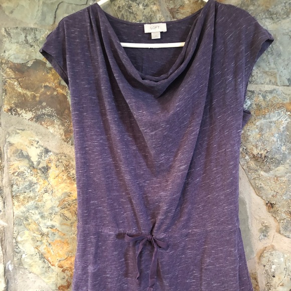 Purple summer dress by Loft - Picture 2 of 4